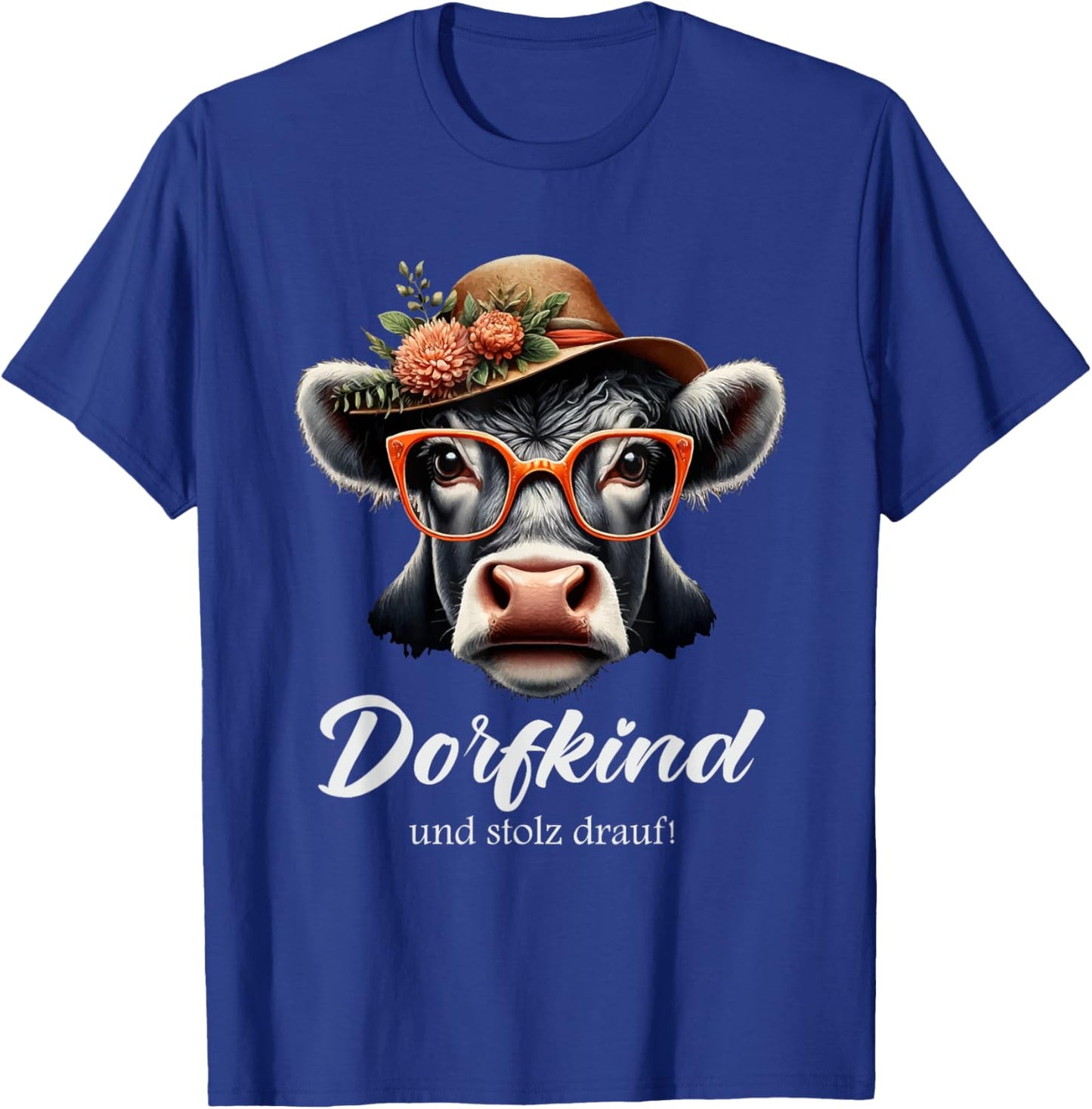 Dorfkind Und Stolz drauf Bauern & Landwirt Kuh T-Shirt - T-Shirt | Royal