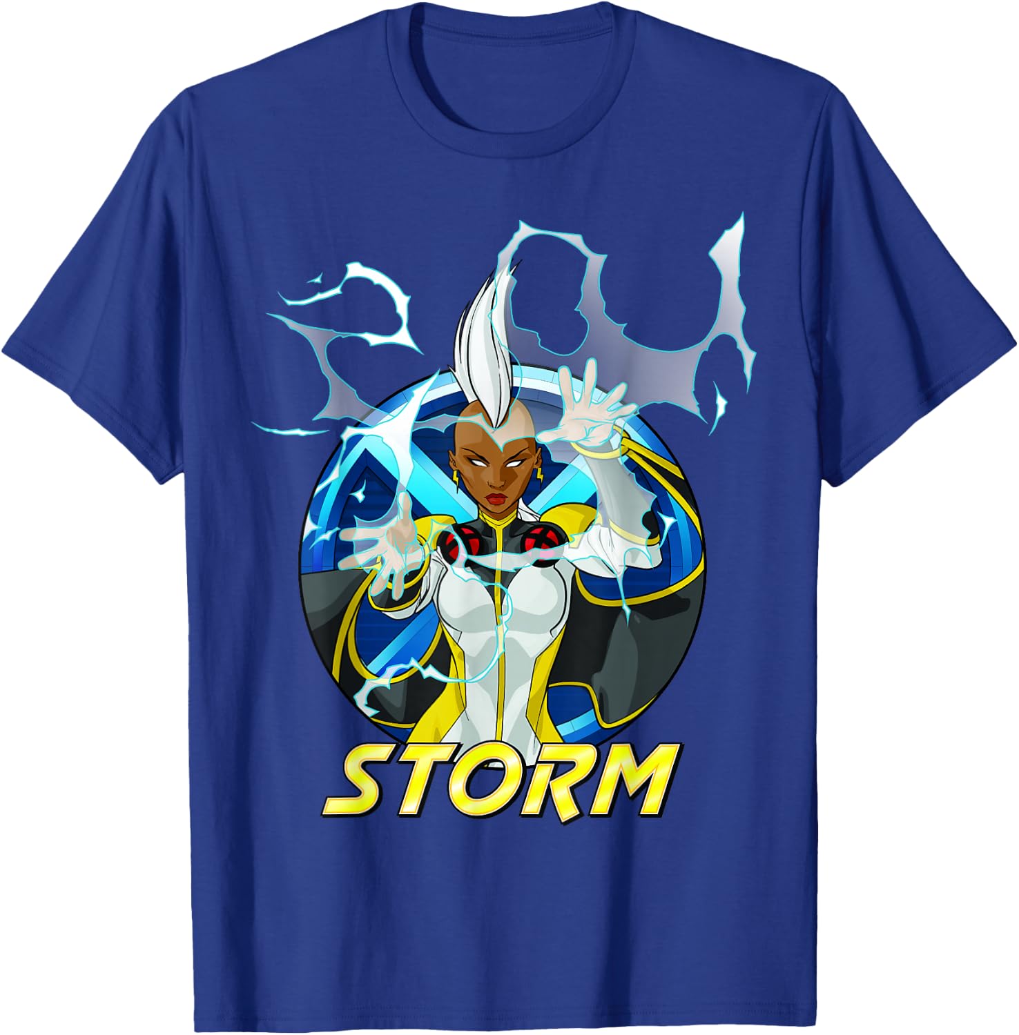 Marvel X-Men Storm Action Portrait T-Shirt - T-Shirt | Royal