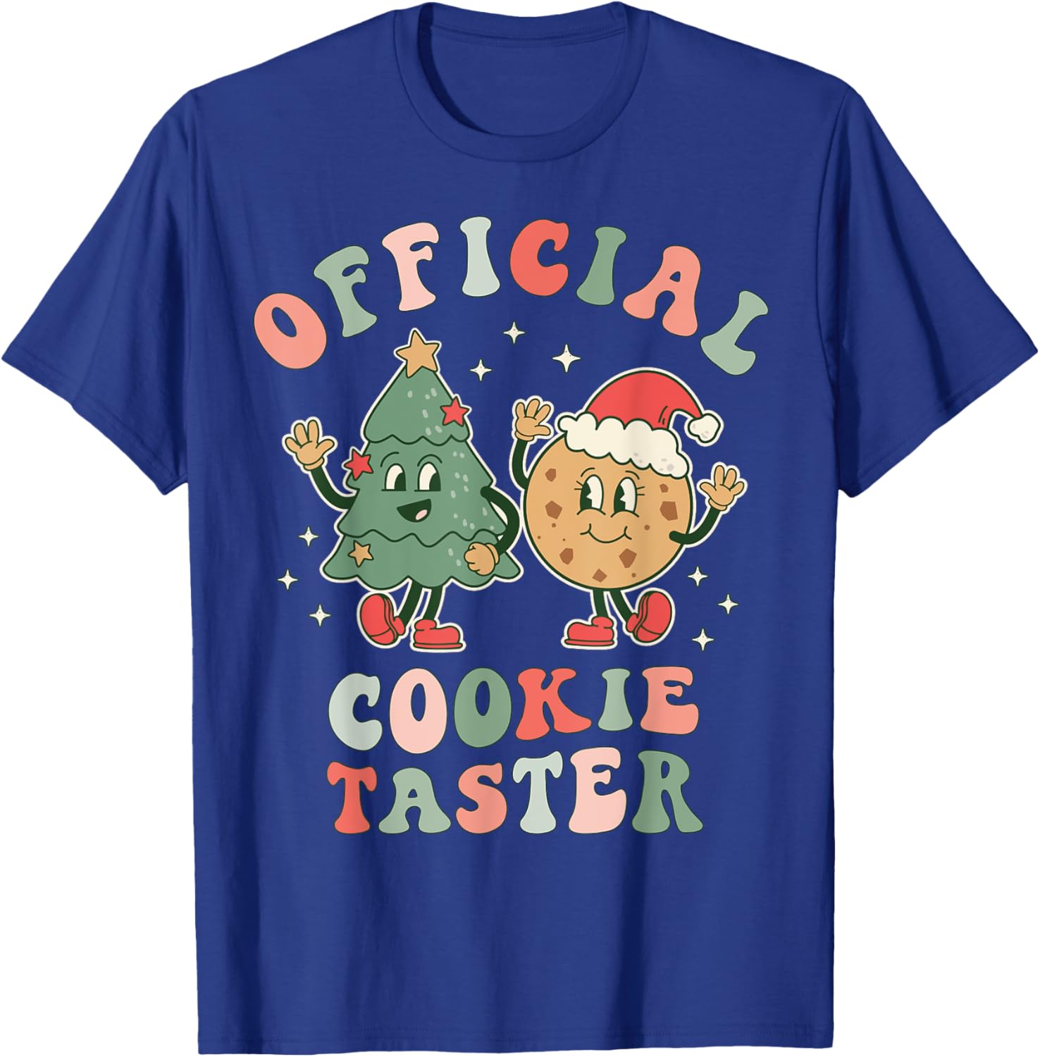 Official Cookie Taster | Christmas Cookie Taste Tester Baker T-Shirt - T-Shirt | Royal