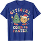 Official Cookie Taster | Christmas Cookie Taste Tester Baker T-Shirt - T-Shirt | Royal