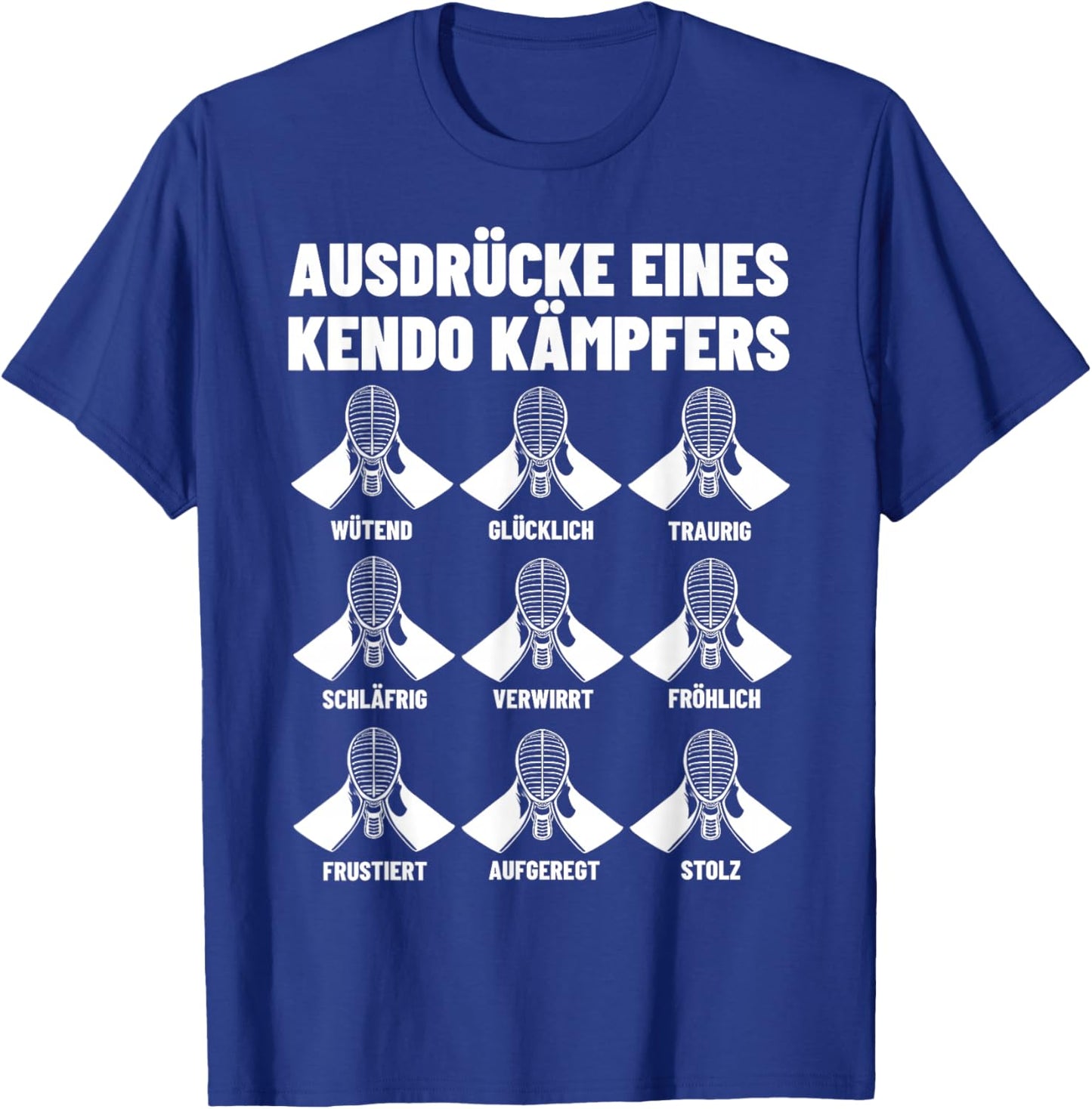 Japanischer Schwertkampf Bogu Kendo Kampfkunst Kendoka T-Shirt - T-Shirt | Royal