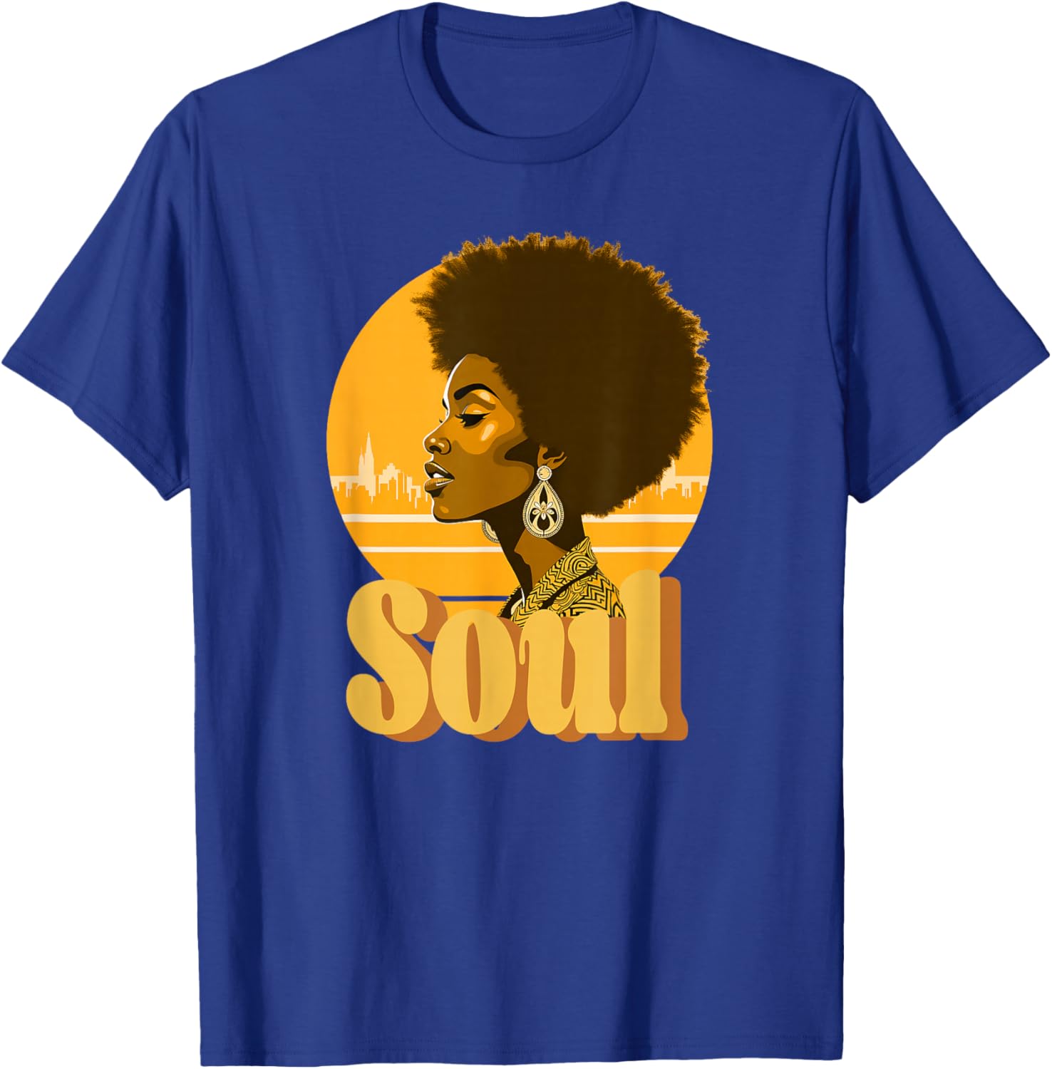 I Love 70's 80's Funk Soul Music T-Shirt - T-Shirt | Royal