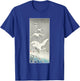 Japanese Crane Egret Bird Vintage Japan Art Birdwatching T-Shirt - T-Shirt | Royal