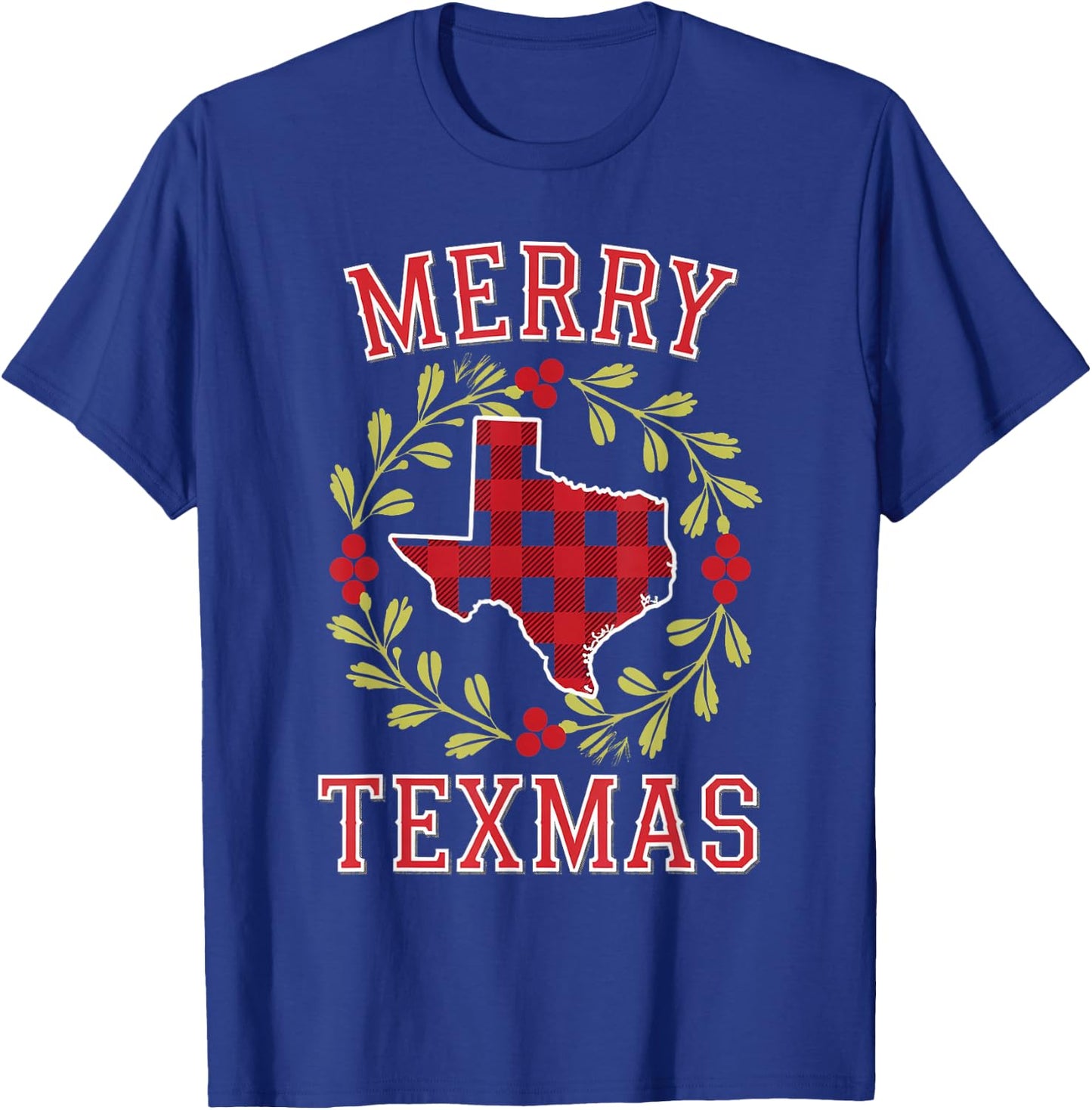 Funny Merry Texmas Texas State Family Christmas Xmas Pajama T-Shirt - T-Shirt | Royal