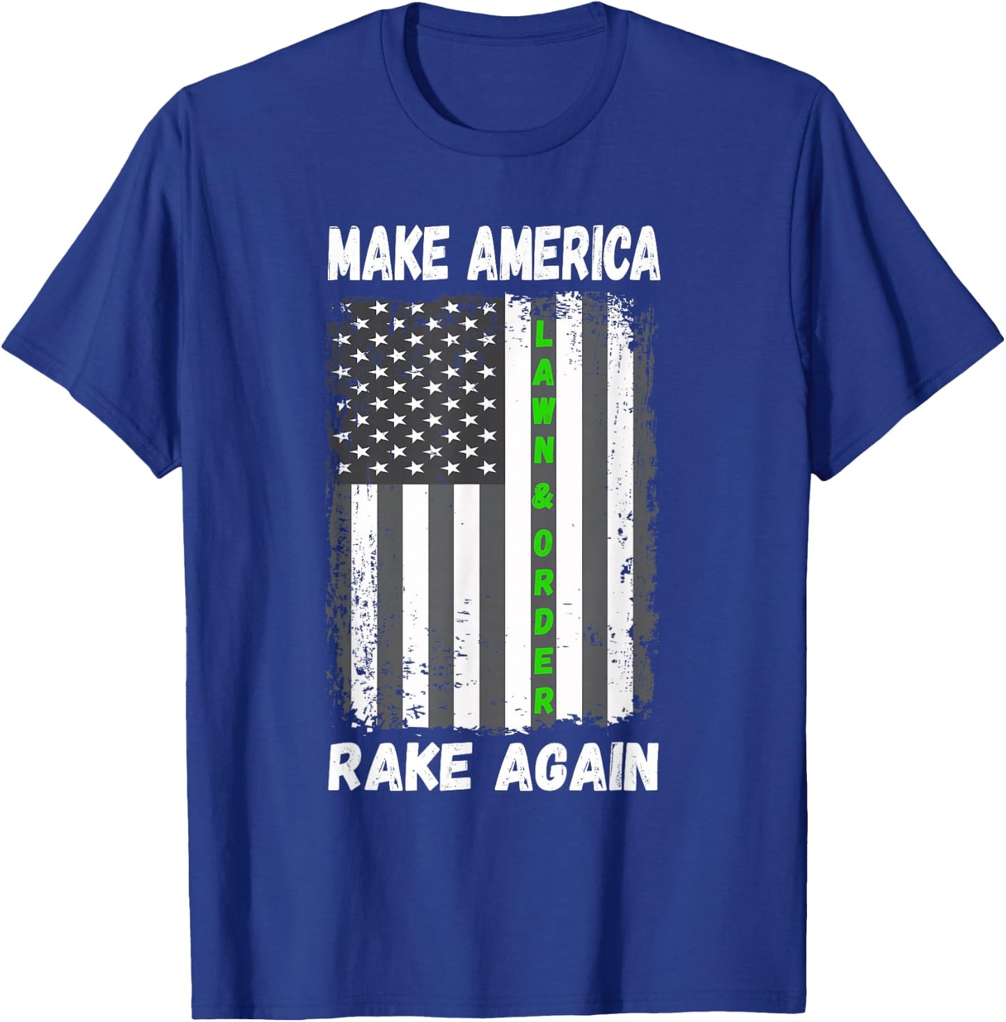 Vintage Make America Rake Again T-Shirt - T-Shirt | Royal