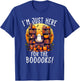 I'm Just Here For the Books - Fun Library Halloween Boo Pun T-Shirt - T-Shirt | Royal