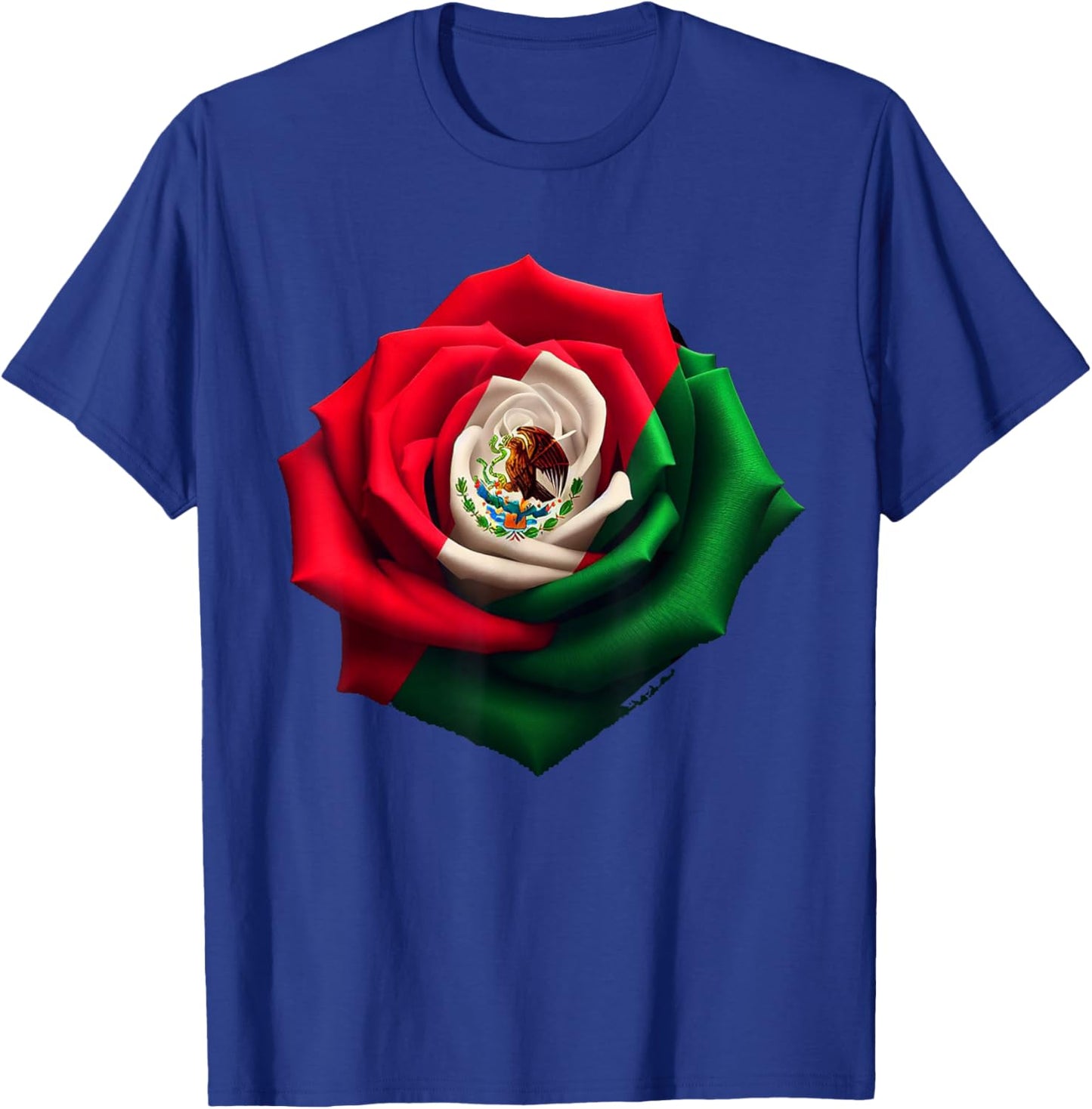 Mexico Gift Rose Tijuana Mexican Hispanic Pride Poncho T-Shirt - T-Shirt | Royal