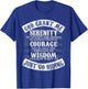 Biker's Prayer Shirt Christian Biker Motorcycle Riding Gift T-Shirt - T-Shirt | Royal