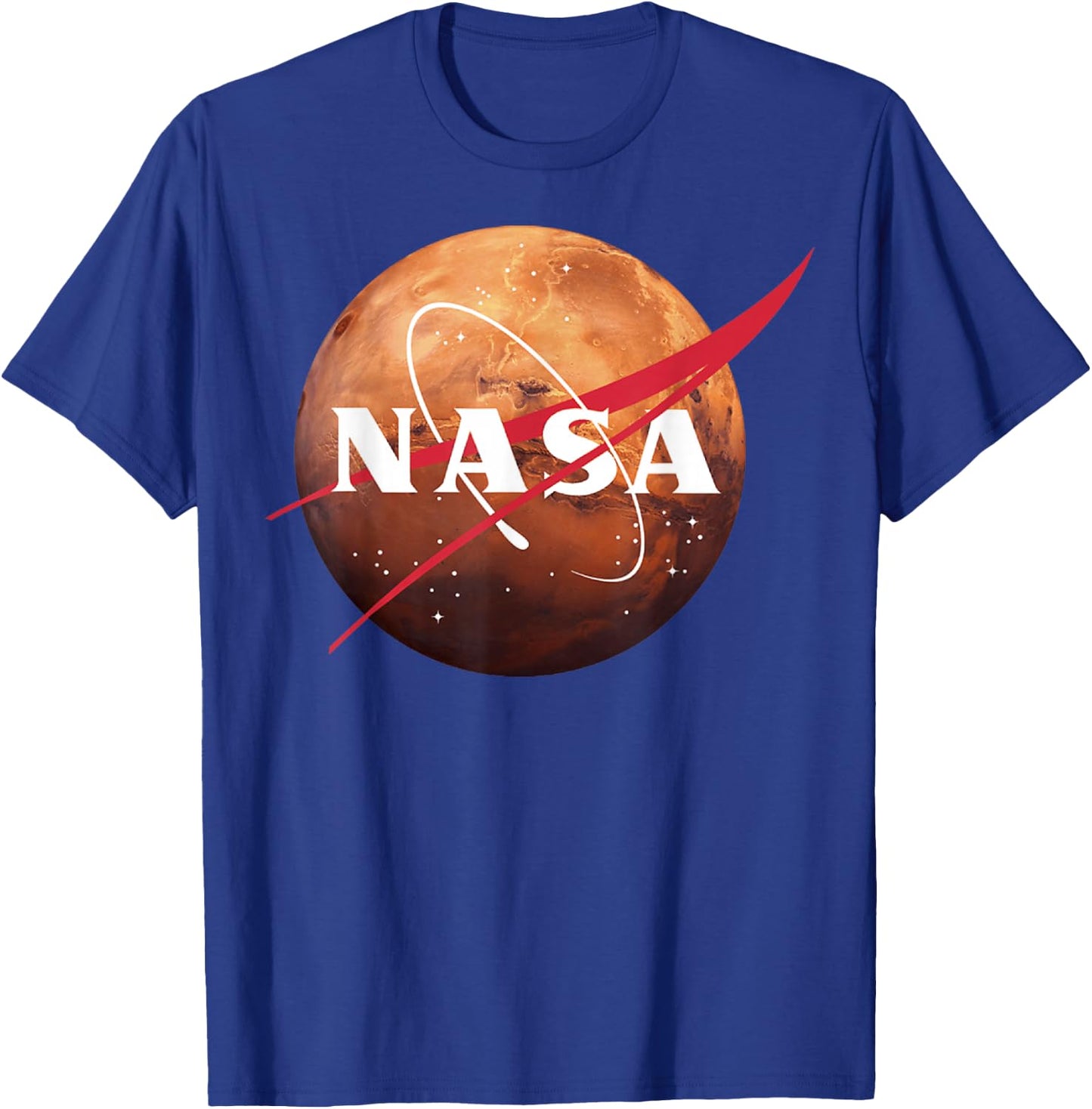 NASA Mars Planet logo T-Shirt - T-Shirt | Royal