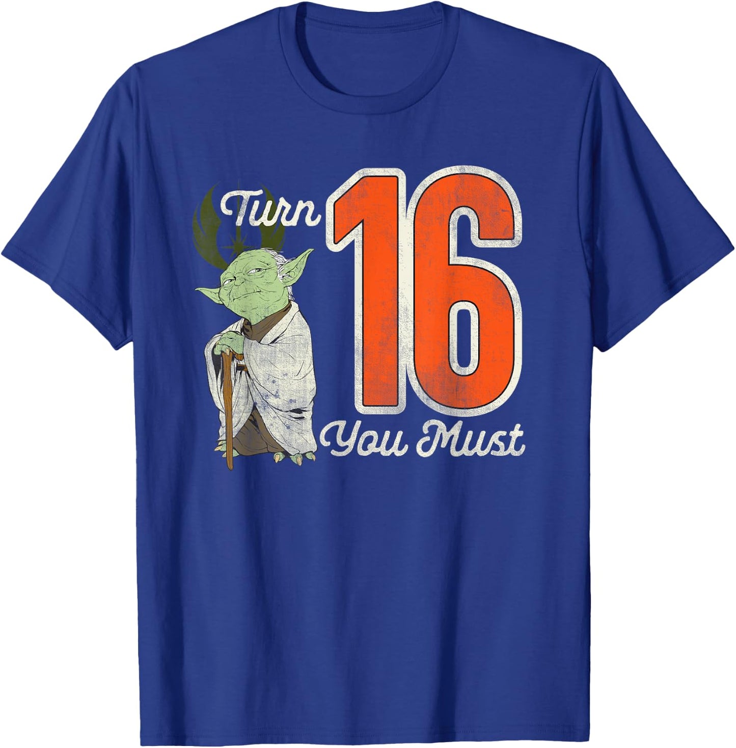 Star Wars Yoda 16th Birthday T-Shirt - T-Shirt | Royal