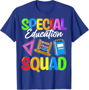 Special Education SPED Squad - Funny SPED Teacher T-Shirt - T-Shirt | Royal