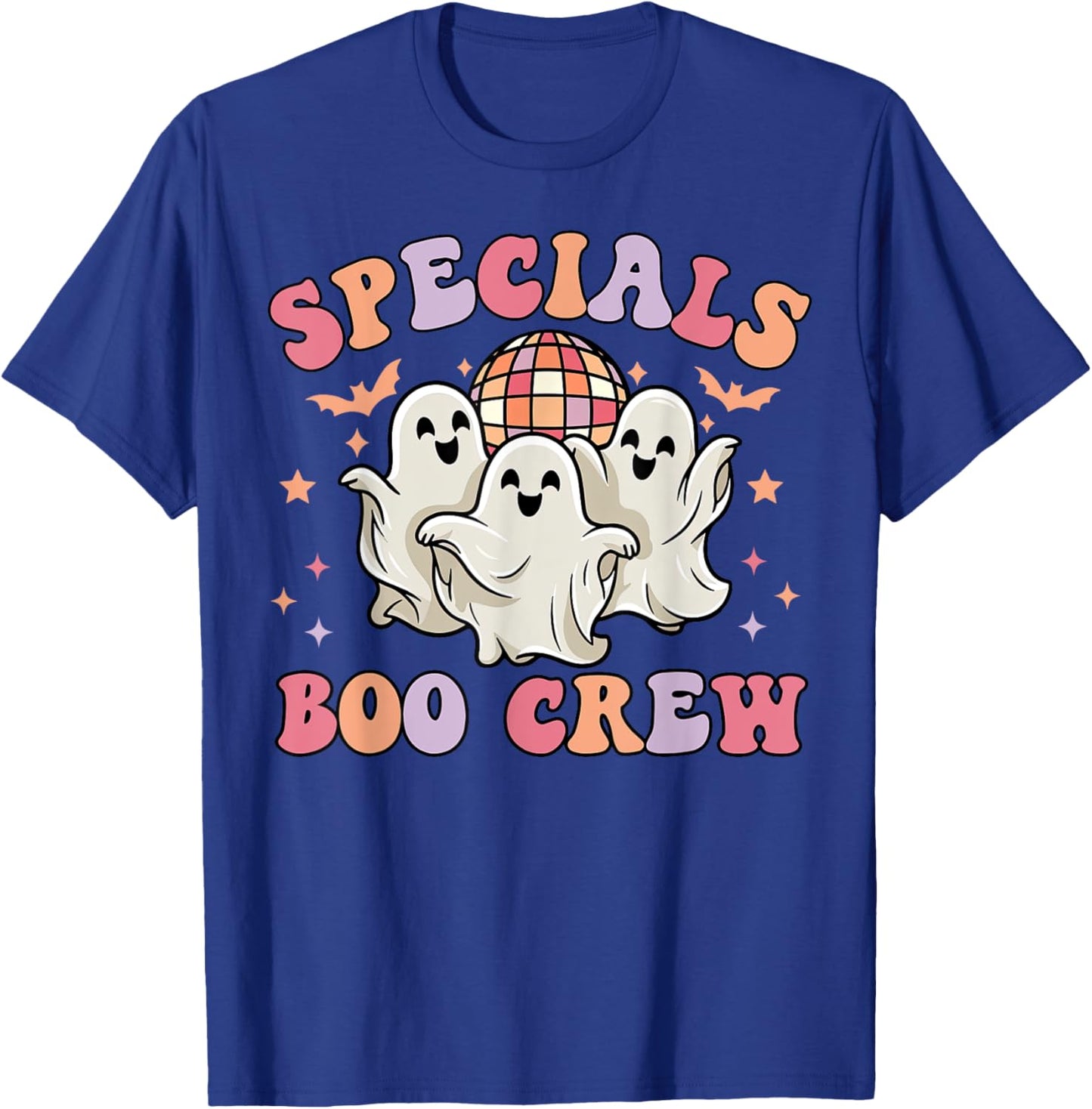 Specials Boo Crew Art Music Pe Tech Teacher Ghost Halloween T-Shirt - T-Shirt | Royal
