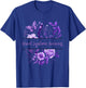 Purple Ribbon Dravet Syndrome Awareness Dravet Survivor T-Shirt - T-Shirt | Royal