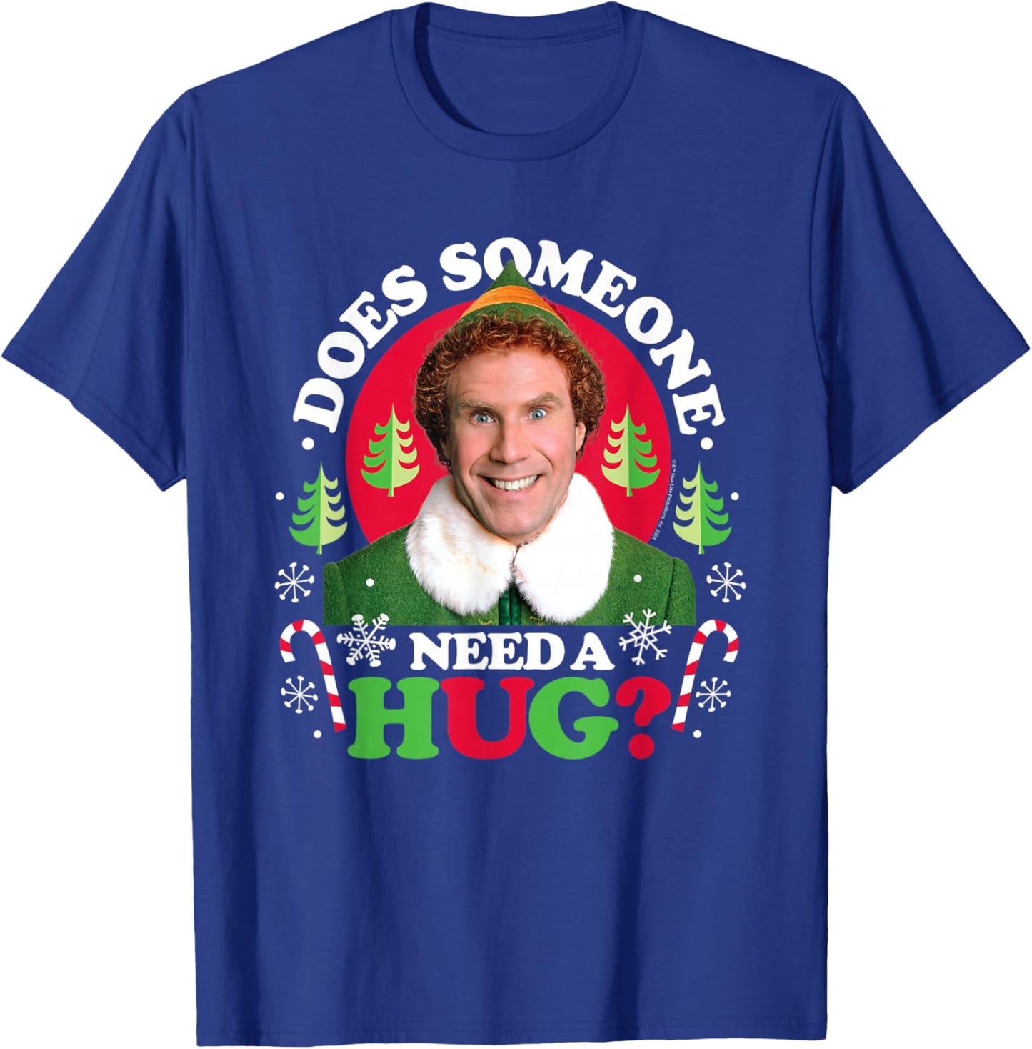 Elf - Does Someone Need A Hug? T-Shirt - T-Shirt | Royal