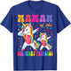 Mamaw of the Birthday Princess Girl Dabbing Unicorn Family T-Shirt - T-Shirt | Royal