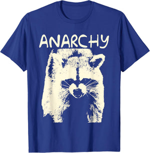 In A Situation Trash Raccoon Animals Anarchy T-Shirt - T-Shirt | Royal