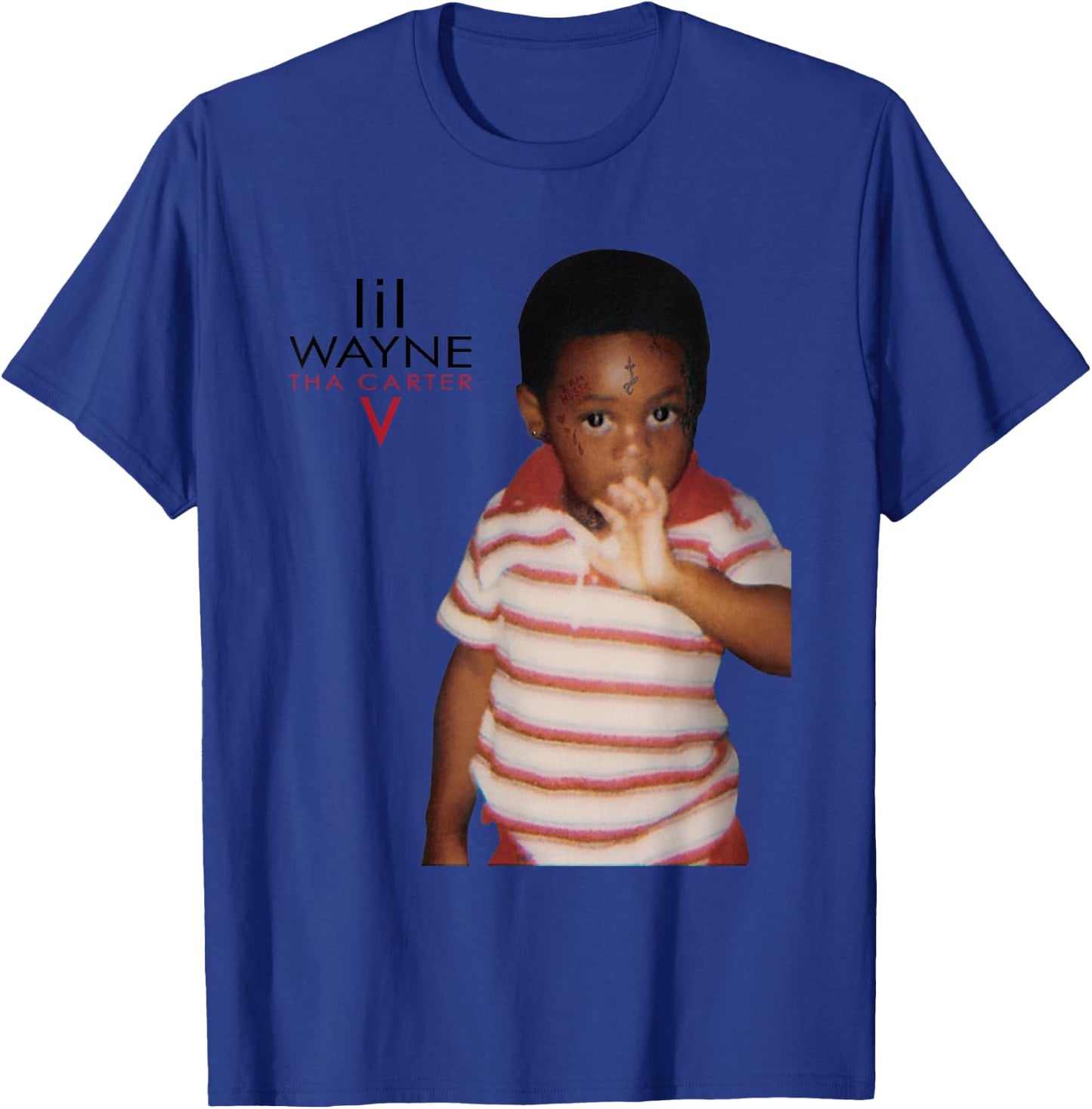 Lil Wayne Weezy Baby Photo T-Shirt - T-Shirt | Royal