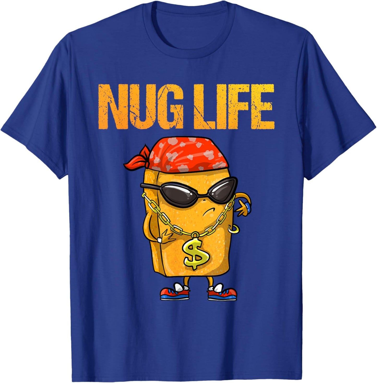 Cool Chicken Nugget Art For Boys Kids Chicken Nugget Lover T-Shirt - T-Shirt | Royal
