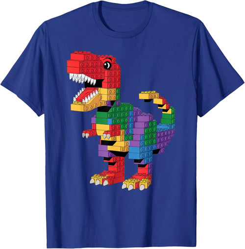 Master Builder Men Boys Kids Building Bricks Dinosaur T-Rex