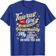 Taurus Girl Horoscope April & May Birthday Zodiac Sign T-Shirt - T-Shirt | Royal