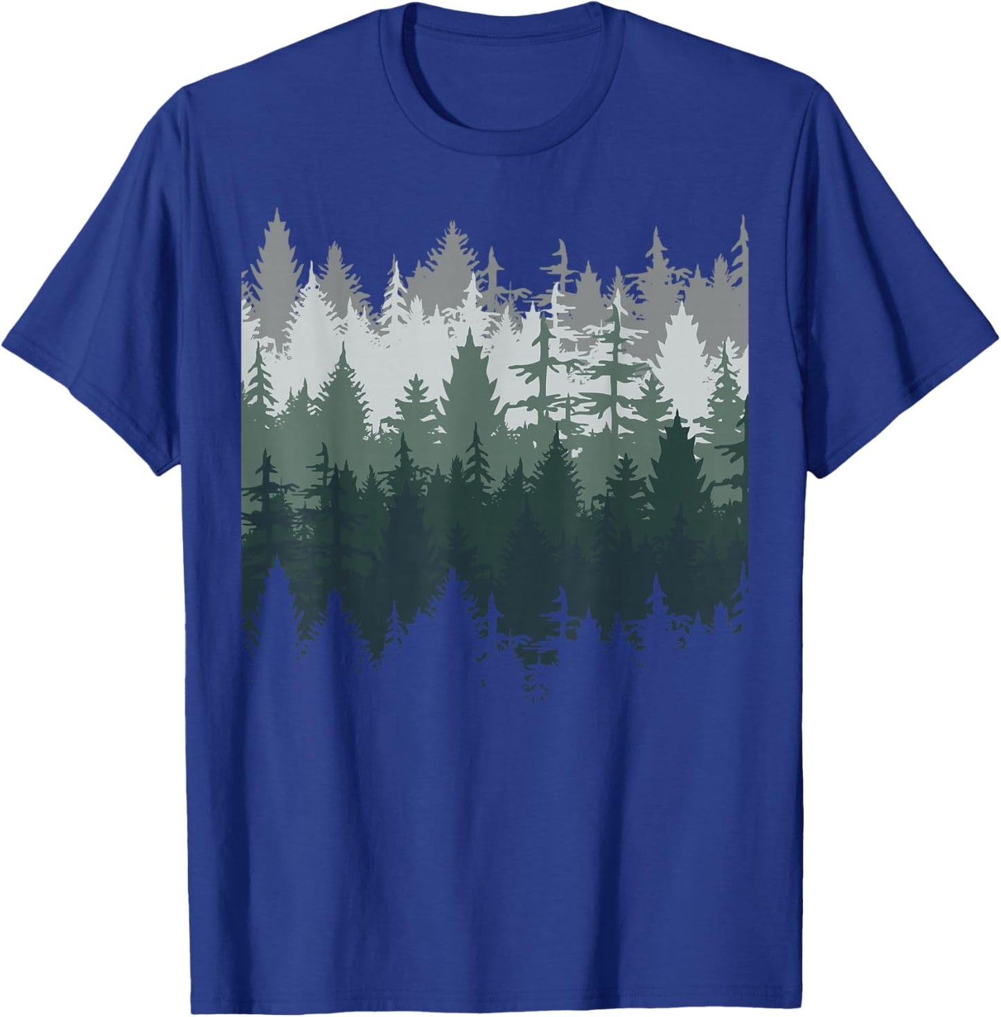 Nature Trees and Forest T-Shirt - T-Shirt | Royal