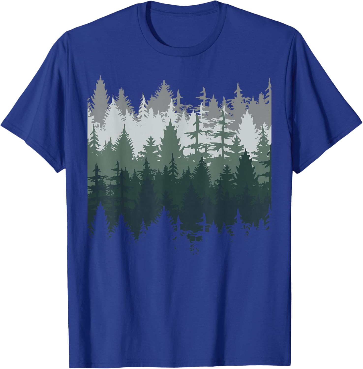 Nature Trees and Forest T-Shirt - T-Shirt | Royal