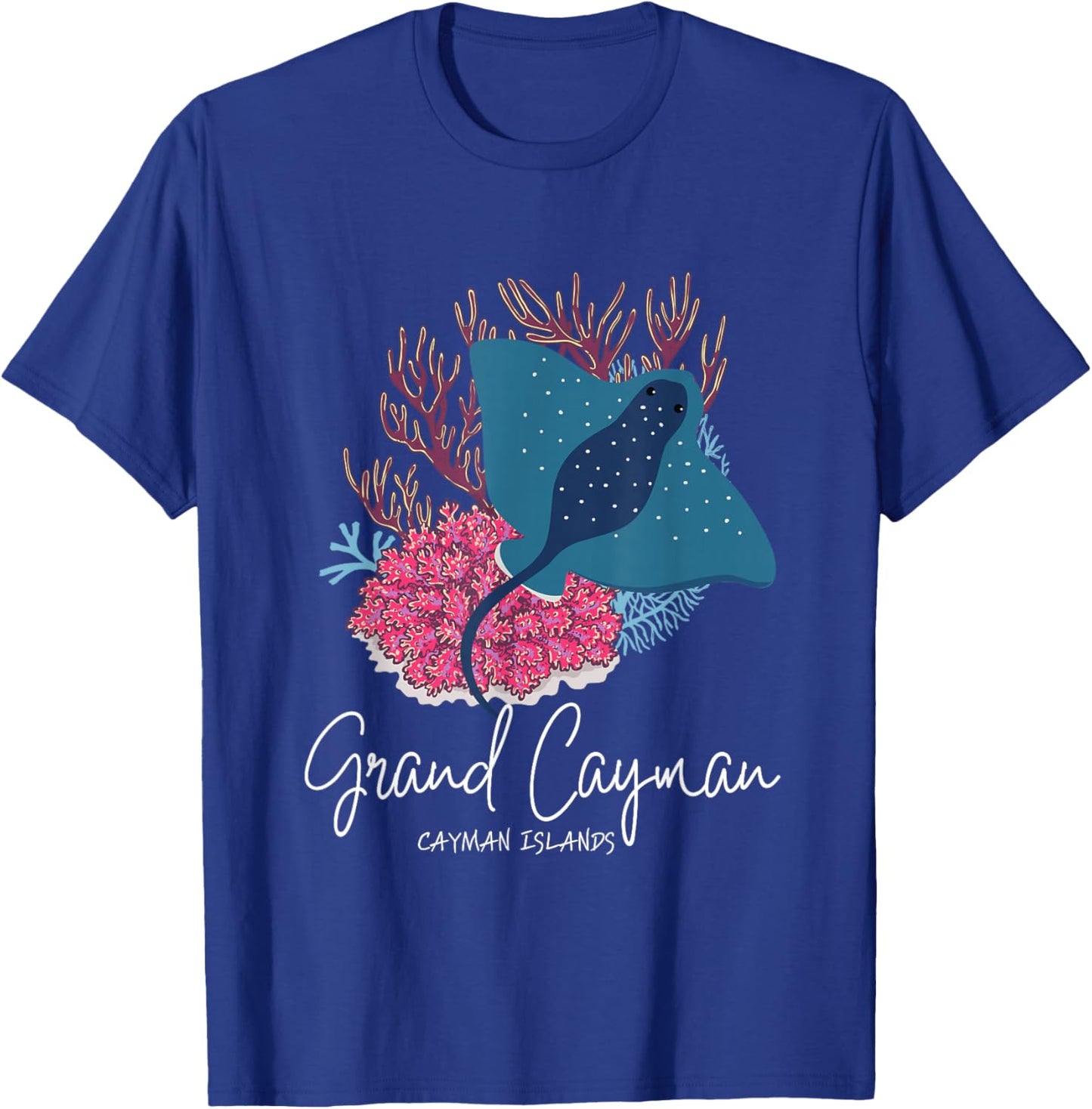Stingray Grand Cayman T-Shirt - T-Shirt | Royal