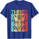 Tiger Birthday 3 Year Old Boy Girl Tiger 3rd Birthday T-Shirt - T-Shirt | Royal