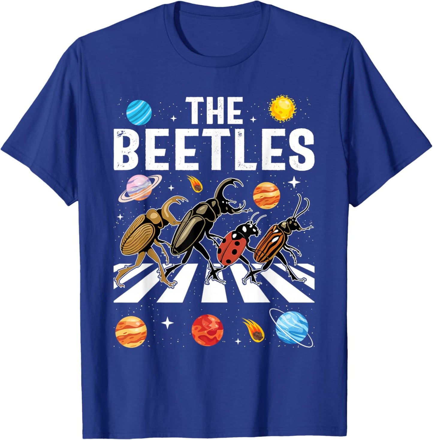 The Beetles - Entomology Insect Bug Collector Entomologist T-Shirt - T-Shirt | Royal