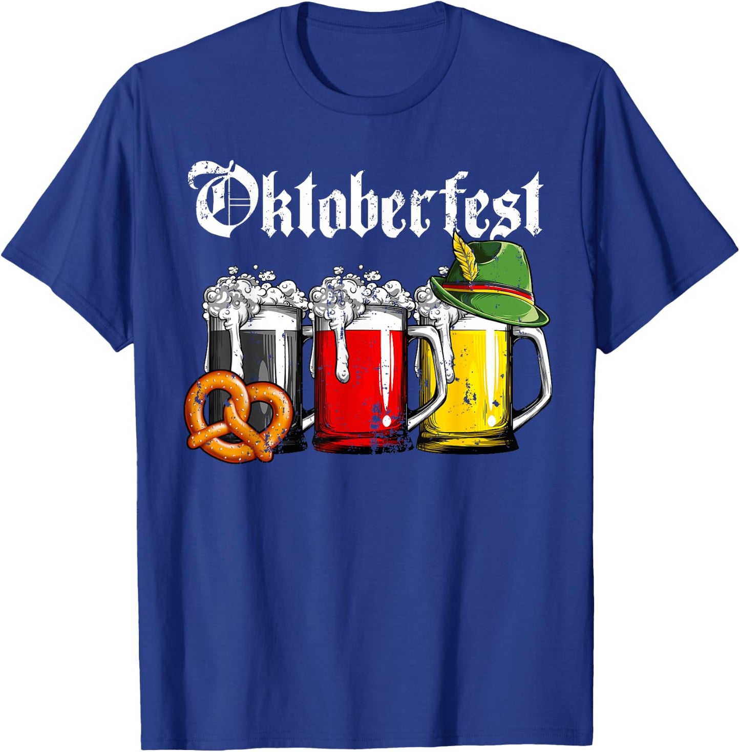 Oktoberfest Beer German Flag Clothing Men Women Drinking Mug T-Shirt - T-Shirt | Royal