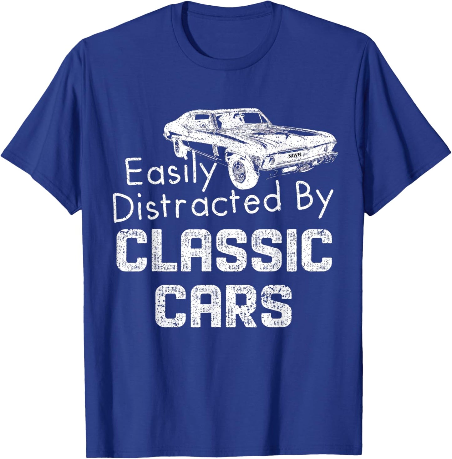 Still plays with cars 1969 1972 71 66 63 70 74 67 nova car T-Shirt - T-Shirt | Royal