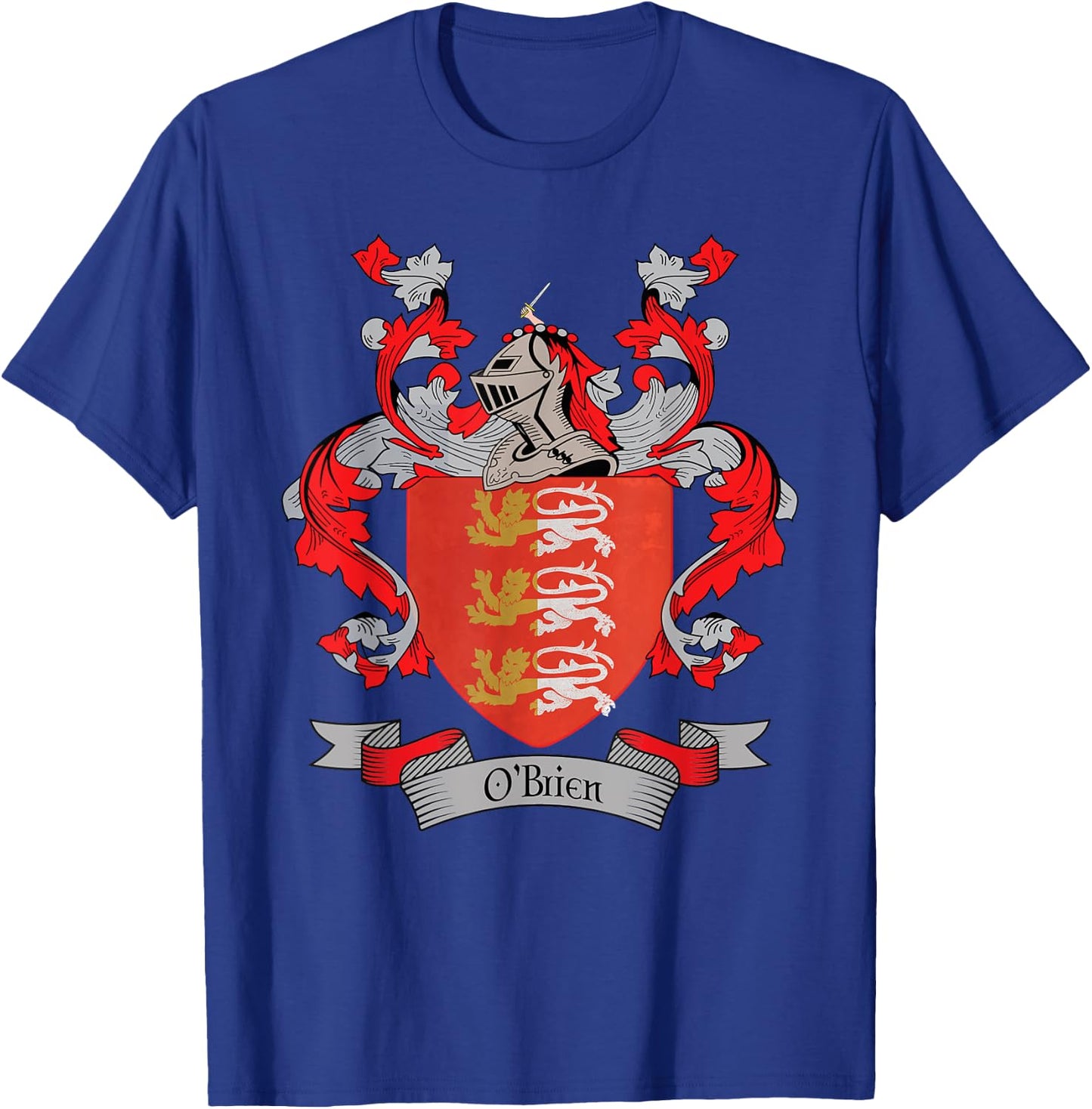 O'Brien Coat of Arms | O'Brien Surname Family Crest T-Shirt - T-Shirt | Royal