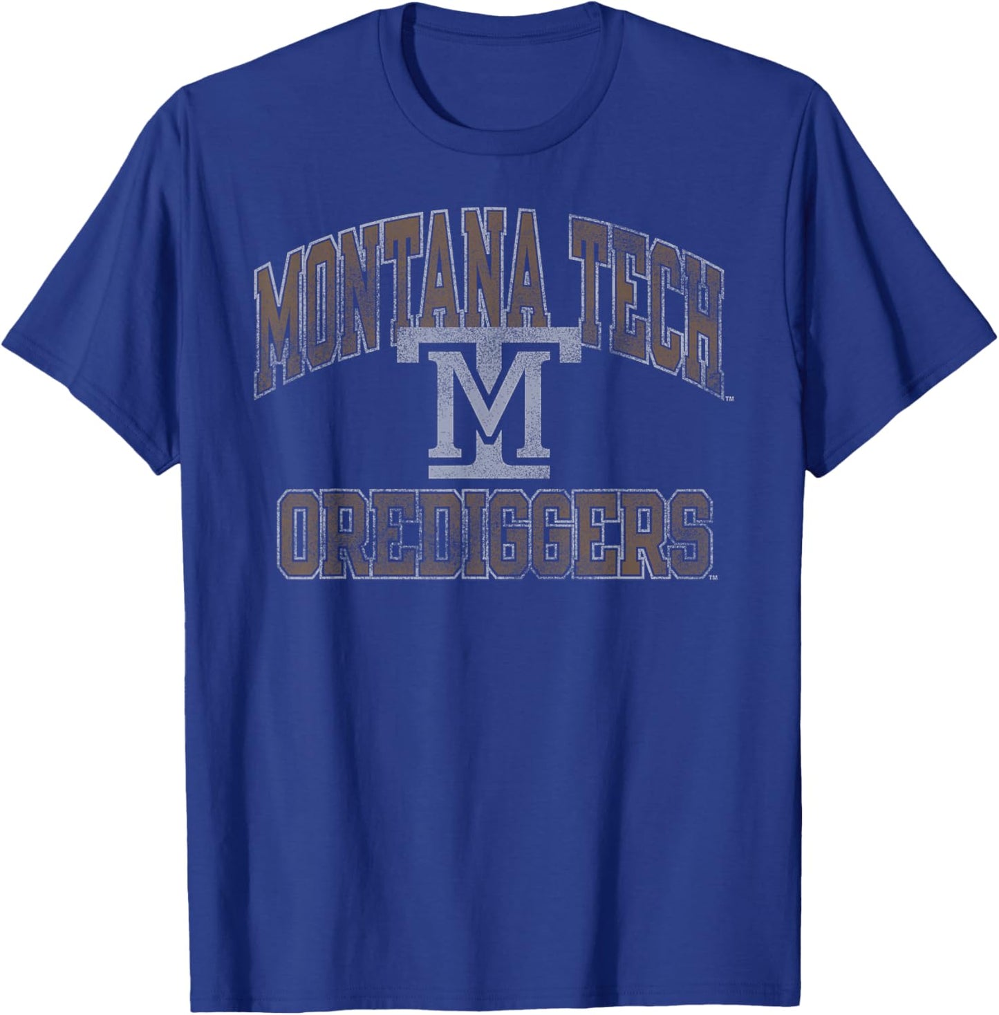 Montana Tech Orediggers Vintage Worn Green T-Shirt - T-Shirt | Royal