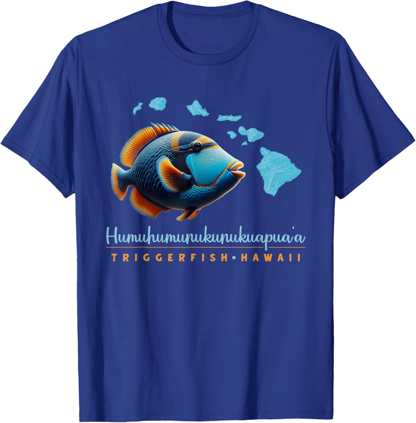Humuhumunukunukuapua'a Triggerfish Hawaii Hawaiian Fish T-Shirt - T-Shirt | Royal