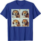 DJ Cheetah With Headphones Photobooth Cool Safari Cheetah T-Shirt - T-Shirt | Royal