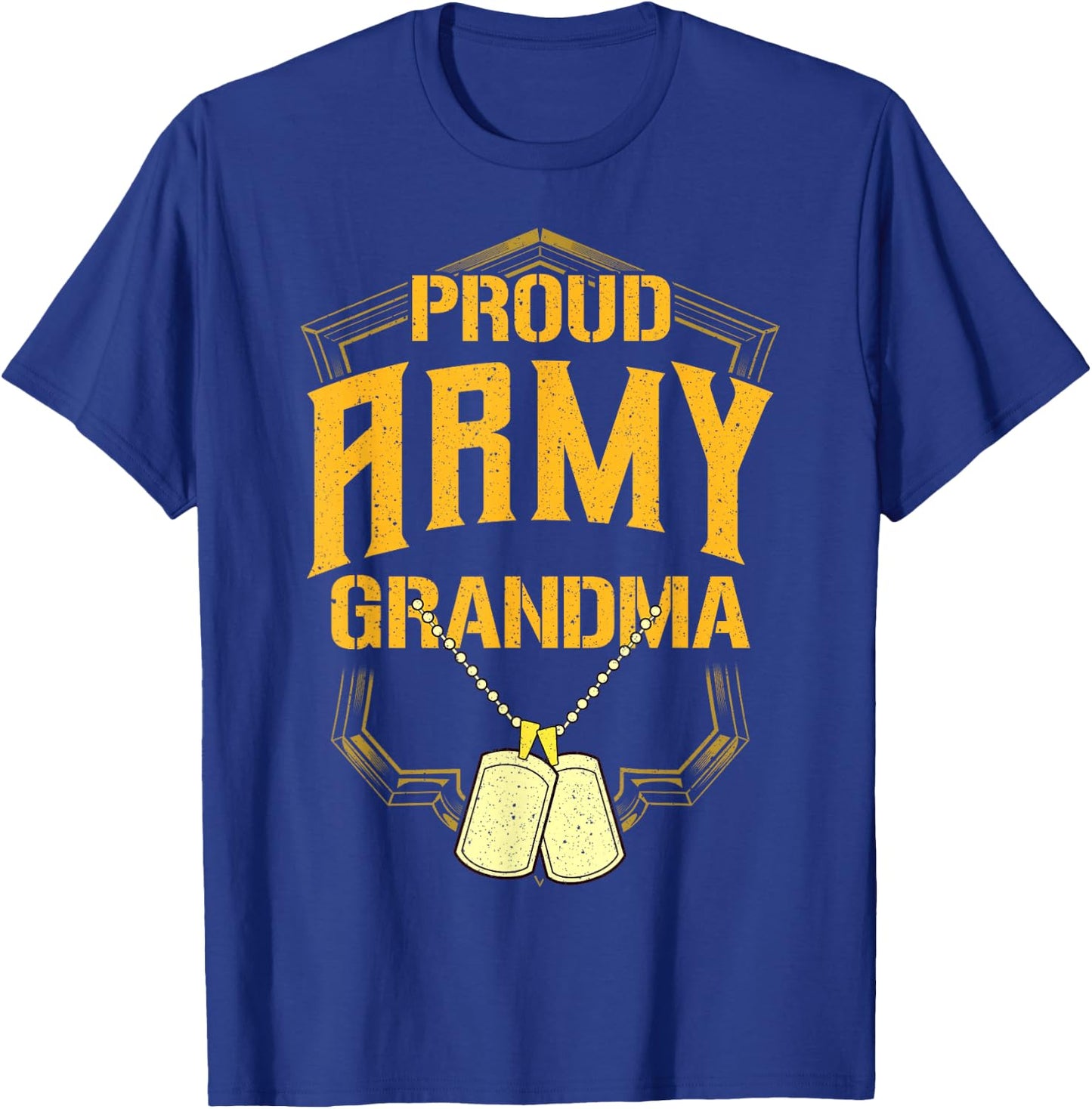 Proud Army GrandMa Shirt Military Pride T Shirt T-Shirt - T-Shirt | Royal