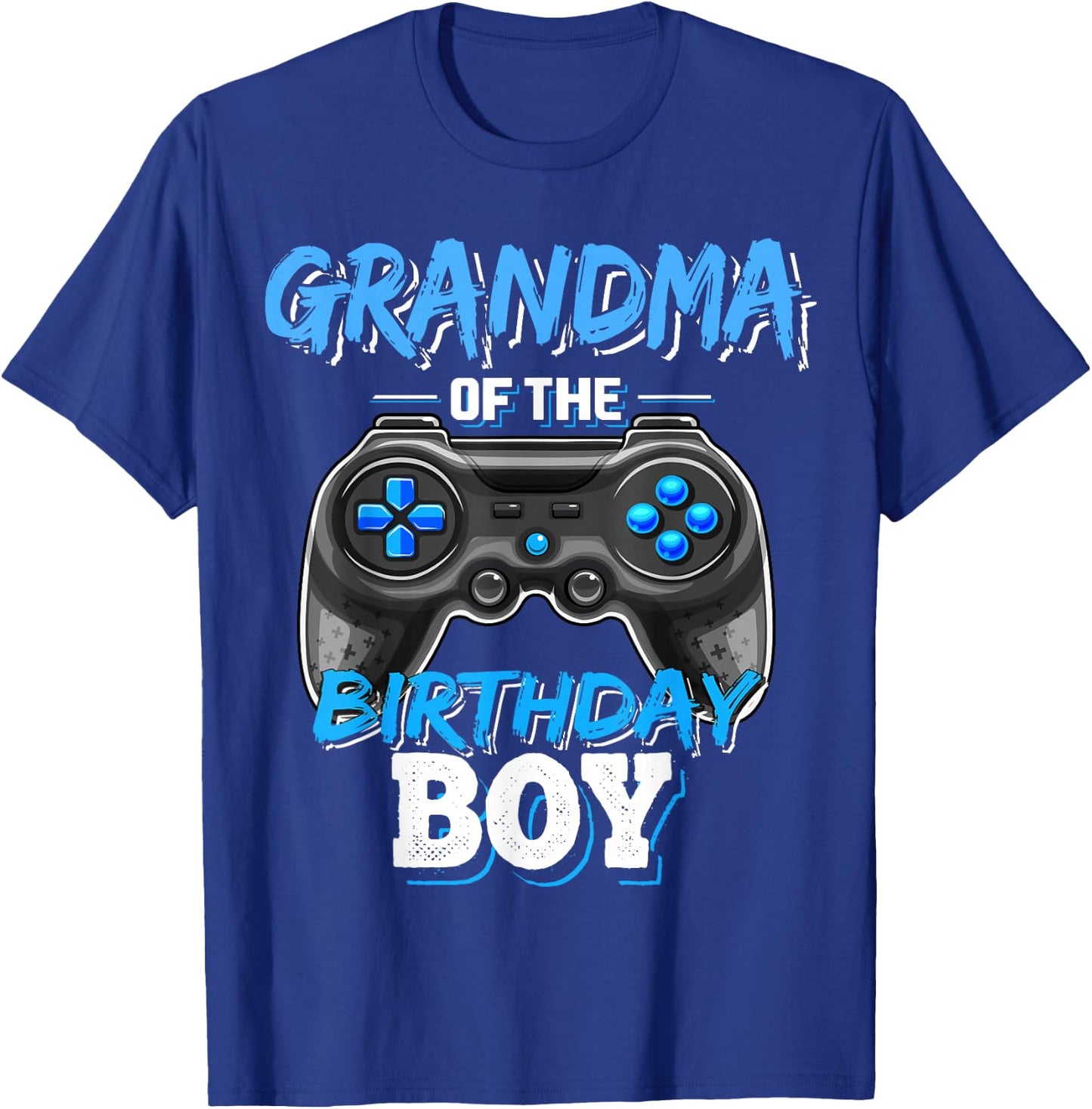 Grandma of the Birthday Boy Matching Video Game Birthday T-Shirt - T-Shirt | Royal