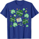Shamrock Speech Pathologist St Patricks Day SLP Therapist T-Shirt - T-Shirt | Royal
