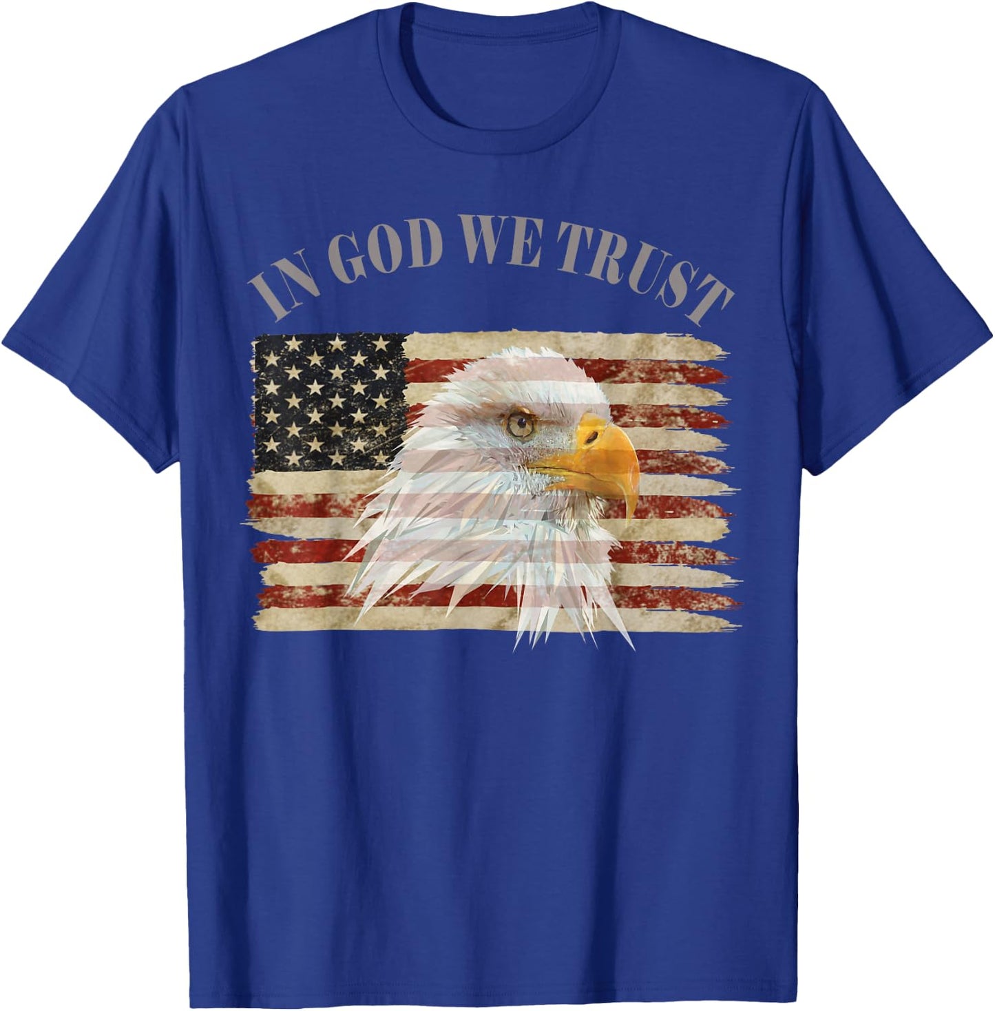 In God We Trust American Respect T-Shirt - T-Shirt | Royal