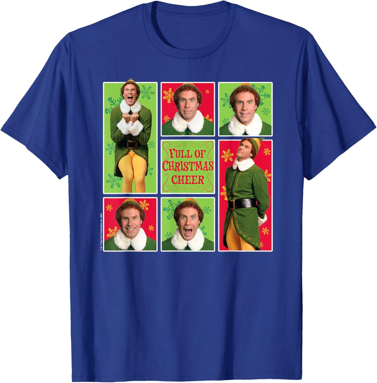 Elf - Full Of Christmas Cheer T-Shirt - T-Shirt | Royal