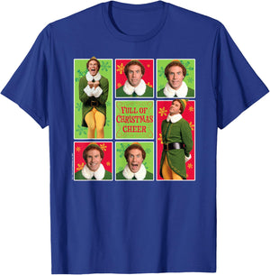 Elf - Full Of Christmas Cheer T-Shirt - T-Shirt | Royal