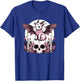 Kawaii Pastel Goth Cute Creepy Goat Bat Skeleton T-Shirt - T-Shirt | Royal