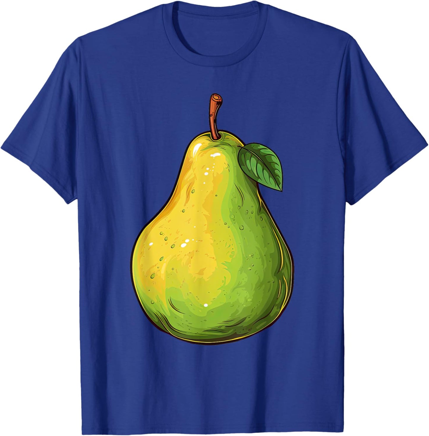 Pear Lazy Easy Funny Matching Halloween Costume T-Shirt - T-Shirt | Royal