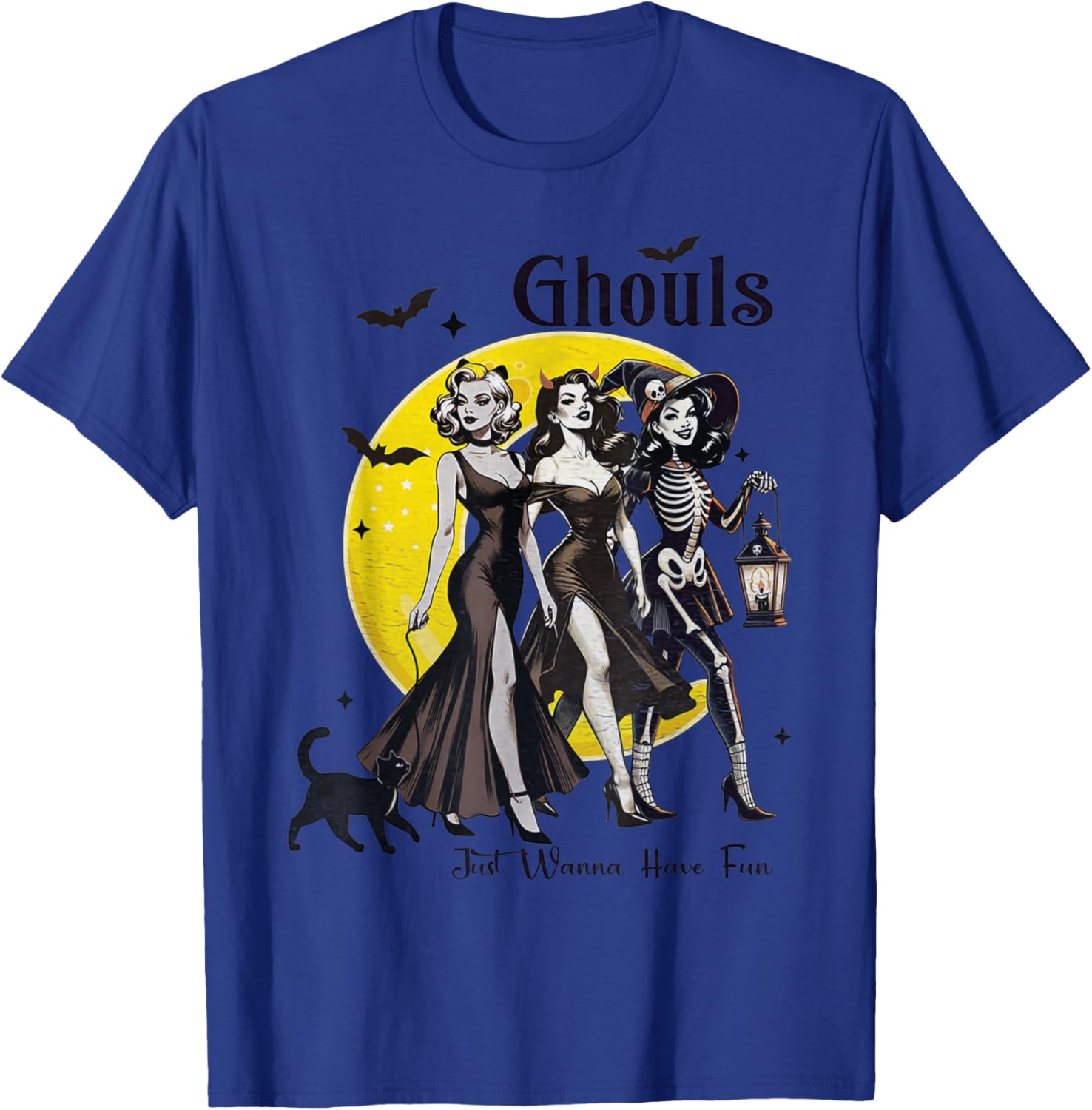 Ghouls Just Wanna Have Fun Women Funny Halloween T-Shirt - T-Shirt | Royal