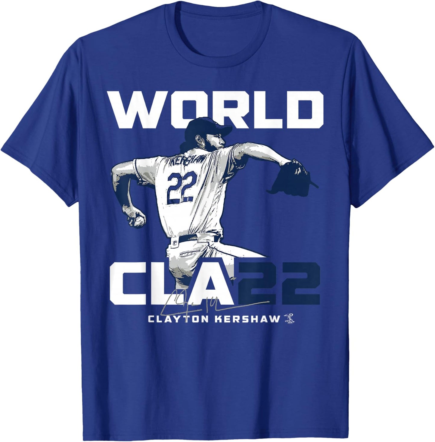 Clayton Kershaw World Cla22 - World Class - Apparel T-Shirt - T-Shirt | Royal