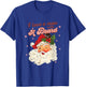 Vintage Santa Christmas I Love A Man With A Beard T-Shirt - T-Shirt | Royal