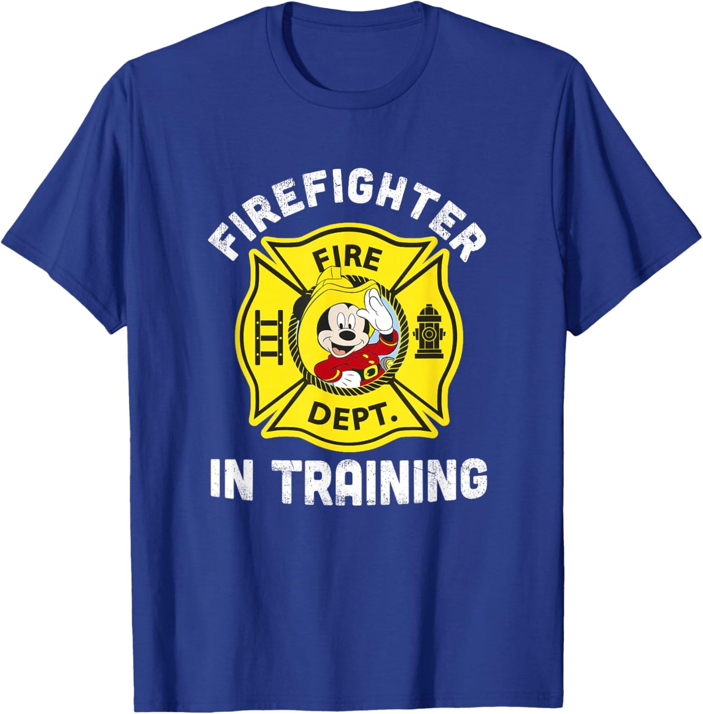 Disney Mickey And Friends Graduation Firefighter In Training T-Shirt - T-Shirt | Royal