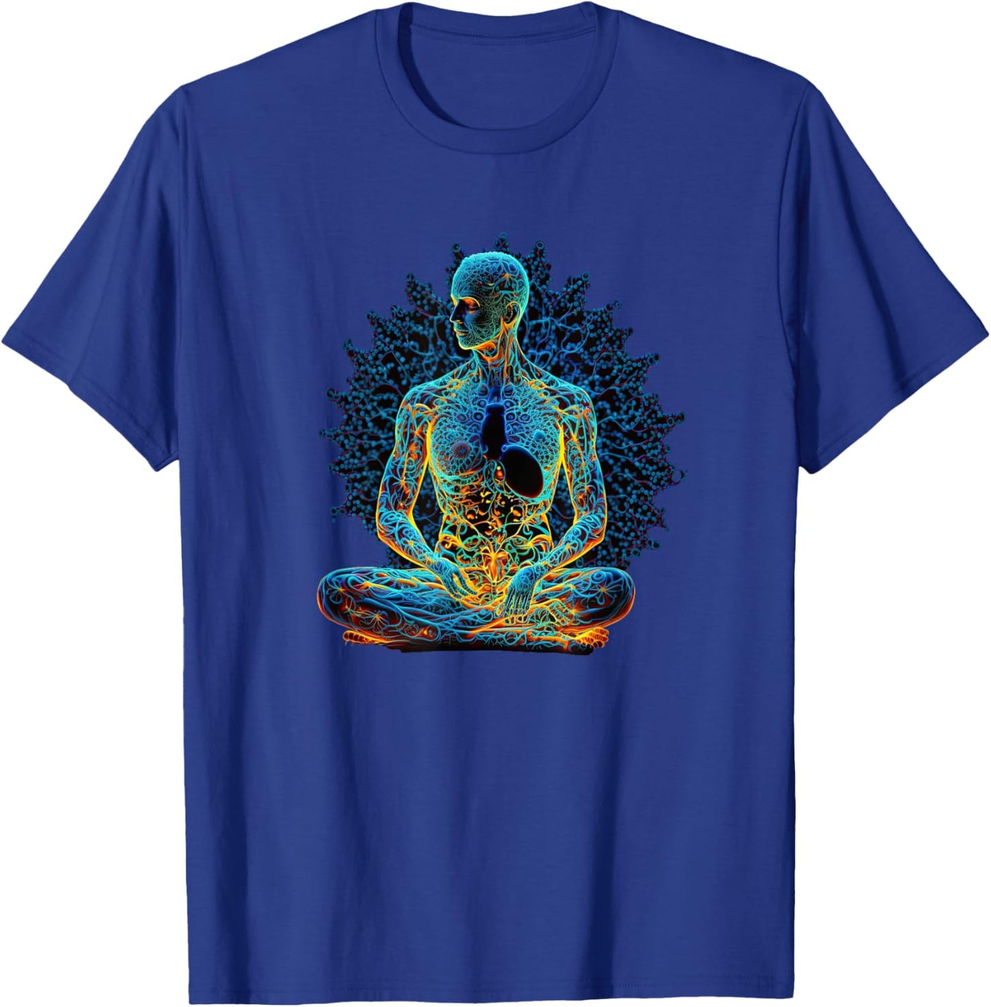 Energy Chakra Yoga Meditation Spiritual T-Shirt - T-Shirt | Royal