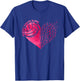 Nobody Fights Alone Pink Volleyball Breast Cancer Awareness T-Shirt - T-Shirt | Royal