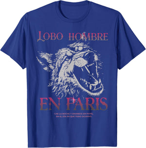 Lobo hombre en paris rock union espanol cool T-Shirt - T-Shirt | Royal